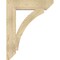 Ekena Millwork Thorton Slat Rough Sawn Bracket, Douglas Fir, 6"W x 30"D x 38"H BKT06X30X38THR06RDF - alternate 4